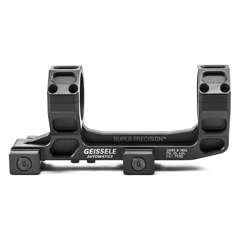 [05-404B] Geissele AR15 Super Precision Scope Mount, 30mm, 1.54in (Standard) (Black)